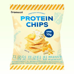 프롬잇 프로틴칩 단백질 과자 간식 콰트로치즈, 40g, 12개