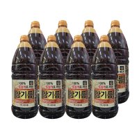 고향식품 통참깨 참기름(진) 1.8L x 8병 1박스 기획상품 참깨100% 업소용 식당용 무료배송