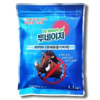 멧돼지 고라니 퇴치제 1.1kg 투네이처 야외 노루 동물 퇴치 약 기피제