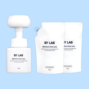바이랩 수분풋케어 강아지 발바닥 세정제 산책 비누 발사탕 발 습진 샴푸 본품1+리필2, 640g, 1개