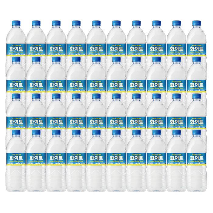 무료배송 [지리산] 산청 샘물 화이트 생수 500ml, 40개 대표 이미지
