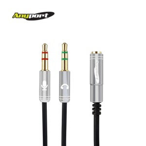 애니포트 AP-PCHEADSET003G 스테레오 Y형 케이블 (DHCNC)