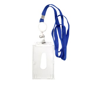 릴홀더목걸이(고급형)+사원증케이스(001)강화유리소재 깨지지 않는 소재 사용