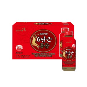 영진 프리미엄 6년근홍삼 120ml x 50개 대용량 건강 음료 총50병