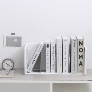 프랑코 책상 책꽂이 4칸 북엔드 선반