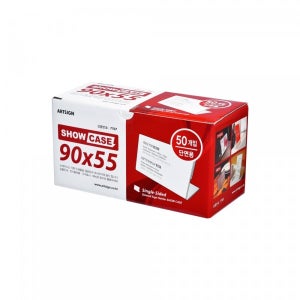 아크릴 쇼케이스 단면 90x55mm 50개입 7707