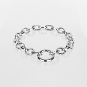 맥시마프로젝트 써클락 체인 목줄 330P SILVER 반려견 애완 강아지 고양이 목걸이