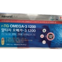 내츄럴플러스 알티지 오메가3 1200 1301.2mg x 180캡슐