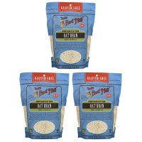 밥스레드밀 오트 브랜 귀리 겨 핫 시리얼 글루텐프리 오트밀 Oat Bran 454g x3