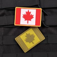 군인패치 해병대 육군 패치 UDT 와펜 앰블럼 계급장 뱃지 전술 자켓 3D PVC 고무 캐나다 국기 완장 메이플 리프 플래그 군사 야외 배낭 배지