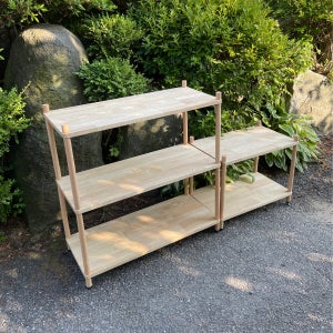 [베이비굿] 우드 선반장 2단 3단 4단 5단 6단 원목 나무 조립 diy