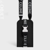 [CELINE] 셀린느 트레킹 폰 파우치 나일론 블랙 TREKKING PHONE POUCH NYLON BLACK 10J212DVN 38SI