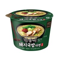 유어스 밀양식 돼지국밥라면 컵라면 큰컵 한박스 1box 12개