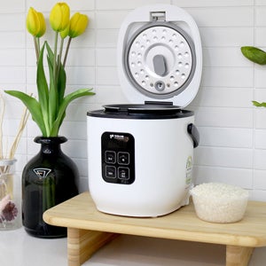 1-2인용 미니 밥솥 화이트/MINI RICE COOKER/분리형 내솥/싱글 자취 캠핑