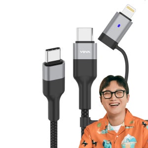 보바 60W 3in1 멀티 초고속 충전케이블