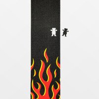 스케이트보드 그립테이프 - Grizzly Fahrenheit Red Flame Grip Tape