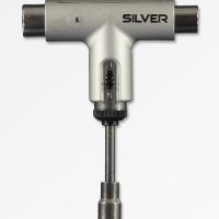 스케이트보드 기타용품 - Silver Metallic Silver Skate Tool