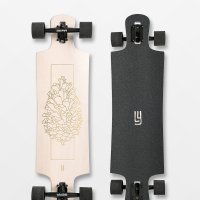 스케이트보드 롱보드 컴플릿 - Landyachtz Drop Hammer Pinecone 36 Drop Through Longboard Complete