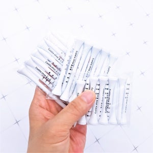 눈금티 나무 골프티 꽂이 드라이버 티샷 골프핀 세트