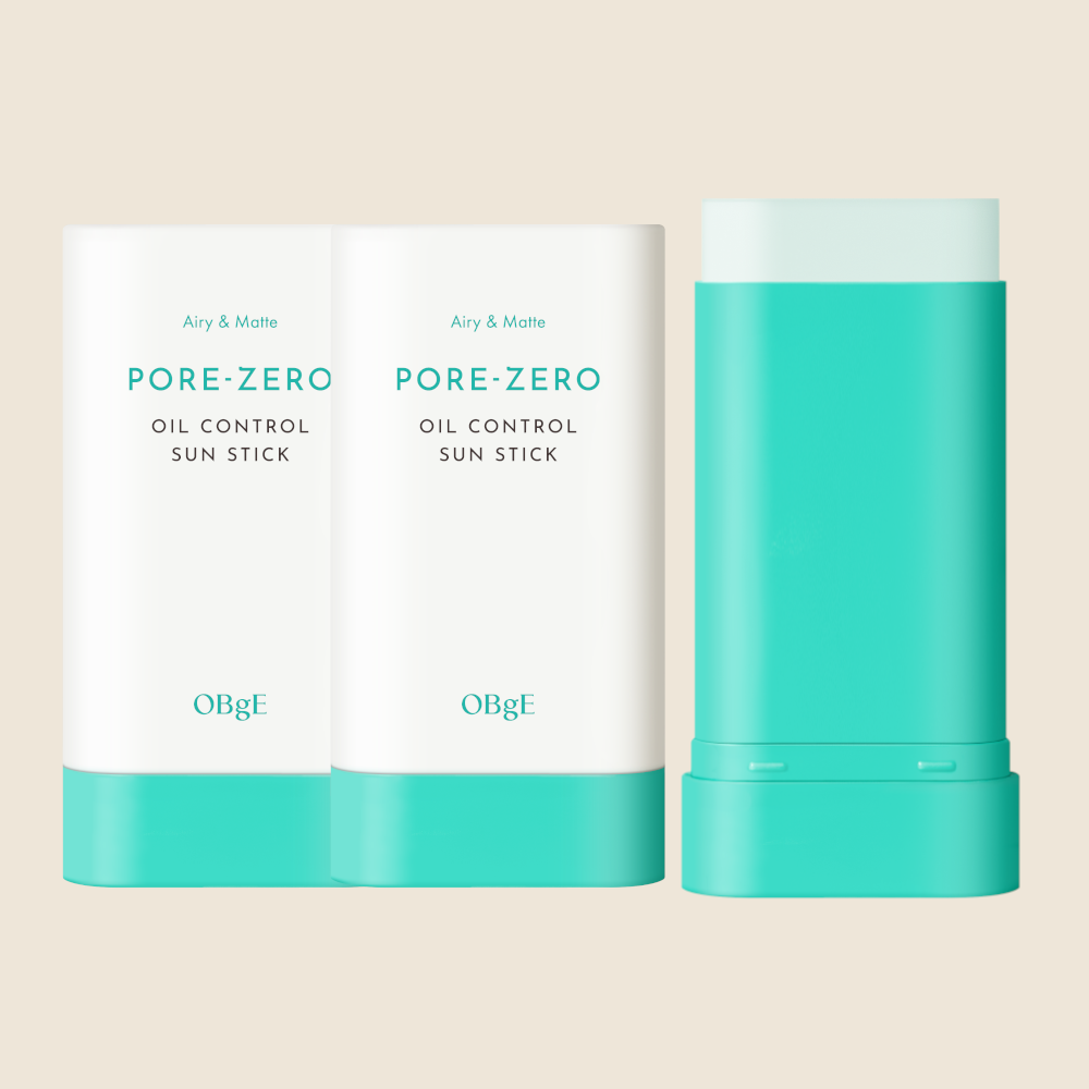 오브제 포어제로 오일 컨트롤 선스틱 18g 2개 SPF 50+