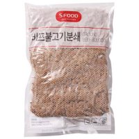 에쓰푸드 비프불고기분쇄 1kg 불고기토핑 피자토핑