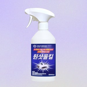 원샷올킬 살충제 뿌리는 바퀴벌레약 지네퇴치약 거미퇴치제 돈벌레 그리마 개미약 500ml
