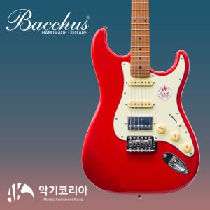 바커스 BST-2RSM/M Fiesta Red 일렉기타 SSH 로스티드 메이플 넥 Bacchus