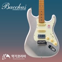 바커스 BST-2RSM/M Silver 일렉기타 SSH 로스티드 메이플 넥 Bacchus