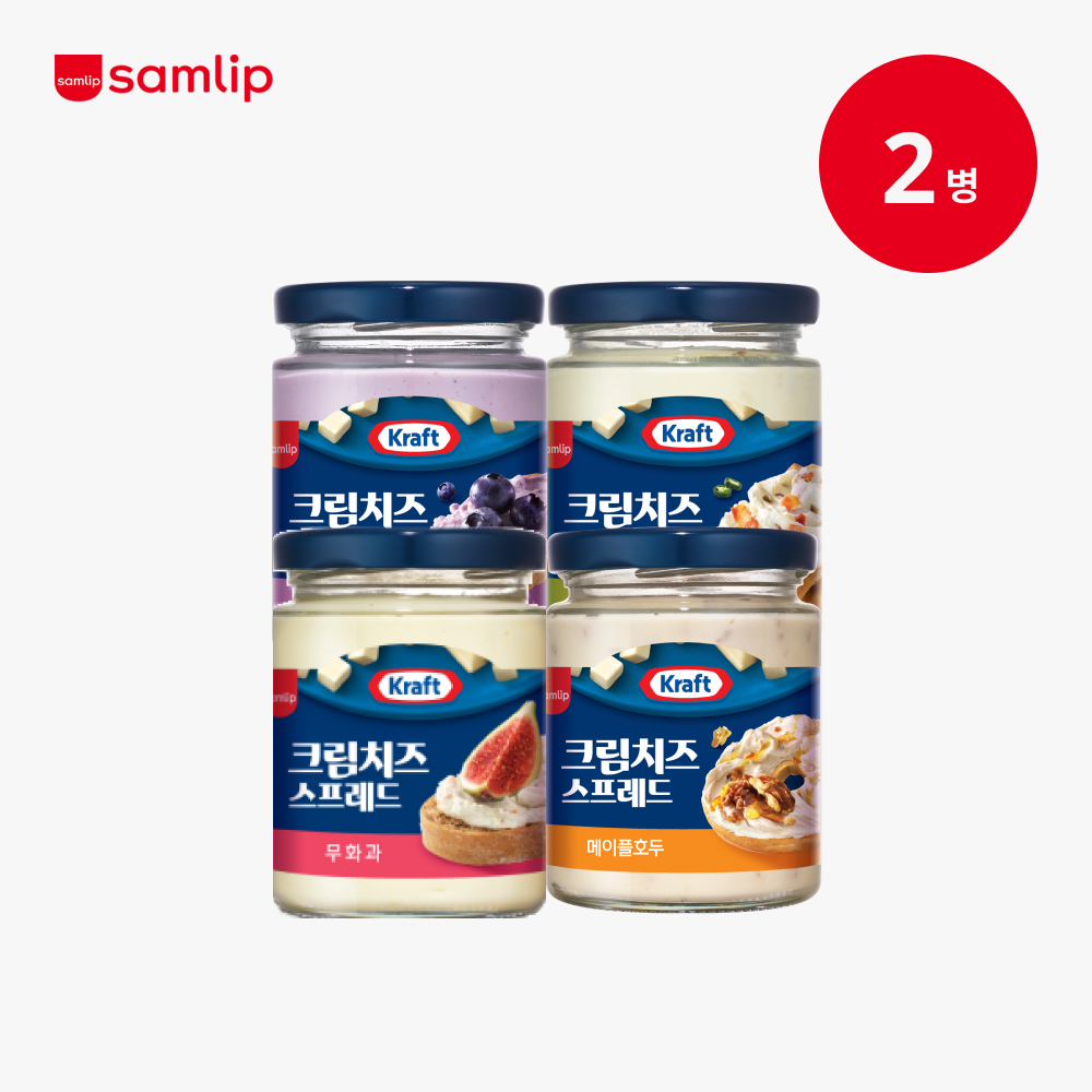 크래프트 크래프트 크림치즈 스프레드 블루베리 200g x 1개