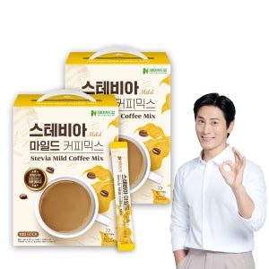 네이처드림 제로슈가 스테비아 커피믹스 마일드 100개입, 2개