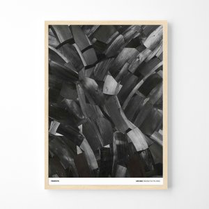 숯의 화가 작가 이배 인테리어 그림 액자 프리미엄 액자 선물 아트테크 BRUSHSTROKE DE-60 블랙메탈액자 [50x70cm]
