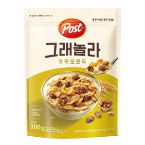 포스트 그래놀라 카카오호두 300g 지퍼백
