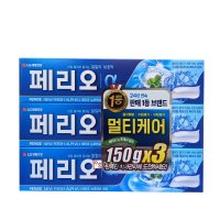 LG생건강 페리오 뉴후레쉬 알파 치약 150g 3개입 불소함유량 1000ppm