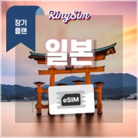 일본 이심 데이터 무제한 장기플랜 eSIM e심 유심 링심