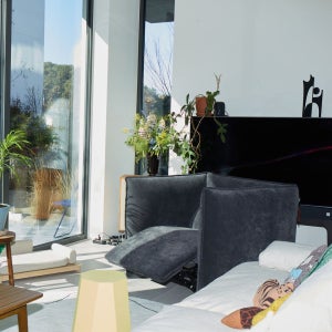 알로소 사티모션 1인소파 패브릭소파 (전동 리클라이너, 노르딕패브릭)