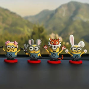 십이지신 미니언즈 피규어 세트A 자동차 인테리어 소품 차량용장식소품 JS스토어