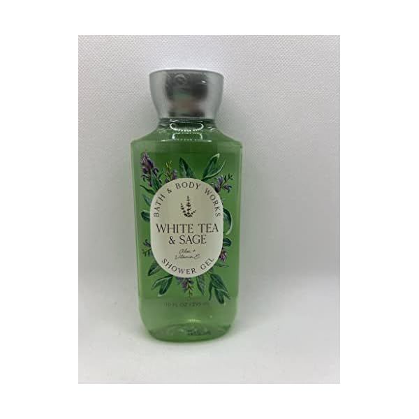 Bath Body Works 배쓰앤 바디 웍스 화이트 티 <b>세이지</b> 샤워 젤 <b>알로에</b>와 비타민 E
