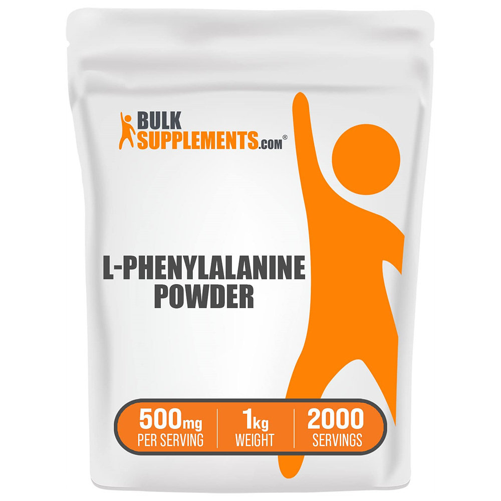벌크서플리먼트 L <b>페닐알라닌</b> 파우더 1kg 2000회분 분말
