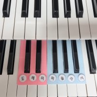 [음악교구] 피아노 건반 이불 / 건반 덮개 / 계이름 찍찍이