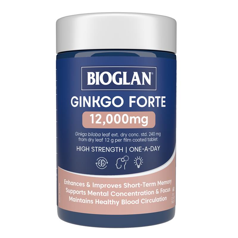 <b>바이오글랜</b> 징코포르테 12000mg 60정