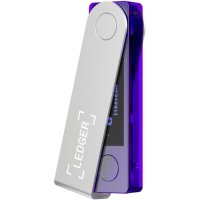 Ledger Nano X 비트코인 전자 지갑 퍼플 암호 화폐 하드 웨어 콜드 월렛