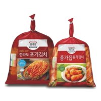 대상 종가집 전라도 포기김치 3.3kg + 총각김치 2.5kg