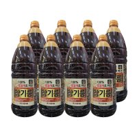 고향식품 통참깨 참기름 진 1박스 1.8L X 8개 기획상품 참깨 100% 실속형 대용량