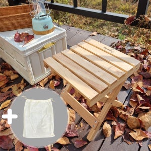 써든리 원목 BBQ 체어 캠핑우드 S