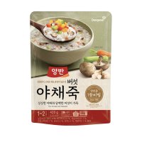 동원 양반 버섯 야채죽(파우치) 420g x 10개