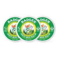 Badger 뱃저 뱃져 뱃져 안티 버그 밤 21 g 3세트