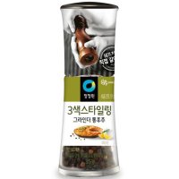 청정원 쉐프의허브 3색스타일링 그라인더통후추 35g 1개