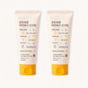 모두바른 워셔블 선크림 아기 임산부 SPF50+ PA++++ 50ml, 2개