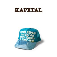 캐피탈 데님 리페어 트랙 캡 KAPITAL DENIM REPAIR SERVICEpt CAP EK-1453