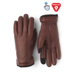 헤스트라 존 브라운 23570 750- 남자 남성 방한 스마트폰 터치 가죽 장갑